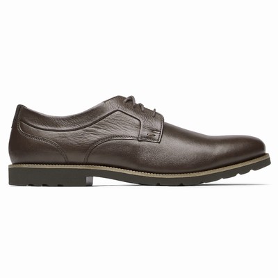 Sapatos Oxfords Rockport Sharp & Ready 2 Plain Toe Homem Pretas PT-28309